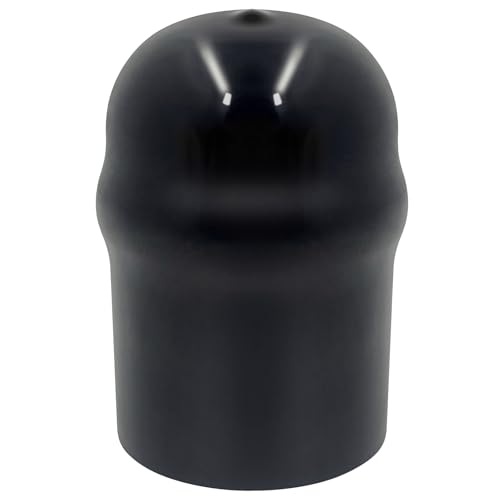21811 Trailer Hitch Ball Cover 2-5/16 Inch Black Rubber Hitch Ball Protector Cap Heavy Duty Waterproof Dustproof Tow Ball Cover for RV Trailer Towing & Truck Accessories