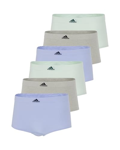 Image of adidas womens Seamless Boyshort Underwear Multipack
