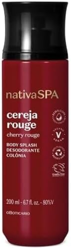 Body Splash Desodorante Colônia Nativa Spa Cereja Rouge 200ml
