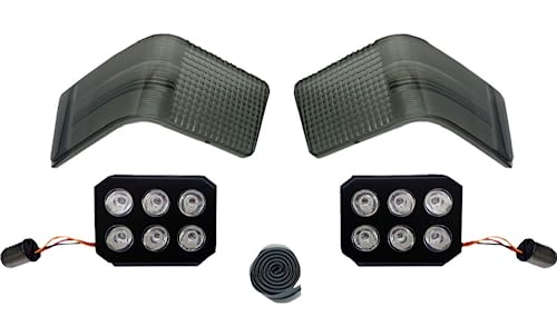 Custom Dynamics LED Tour Pak Run/Brake Lights with Lenses for 1989-2013 - SMOKED