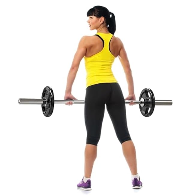 Olympic Rubber Grip Plates for Barbell, 2-Inch Weight Plates for Weight lifting and Strength Weights Training in Home & Gym