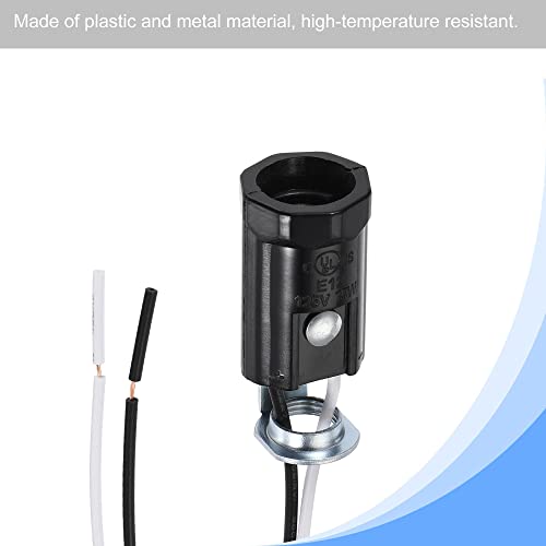 Sourcing map Portalampada E12, 125 V-250 V AC 17