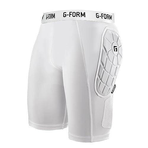 G-Form Heist Softball Sliding Short, White, Adult Medium