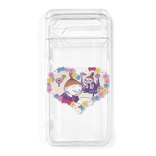 AZAPPCSE Google Pixel 8a 用 ケース ムーミン アニメ 漫画 キャラクター リトルミイ 可愛い おしゃれ 透明 耐衝撃 滑り止め 軽量 ワイヤレス充電対応 TPU素材 落下耐性は満点 黄変しにくい (Google Pixel 8a