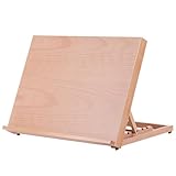 BEOSIOR A3 Drawing Board Large Adjustable Desktop Easel Portable Drafting Table Beech Wood Lightweight Folding Art Board - Image 1