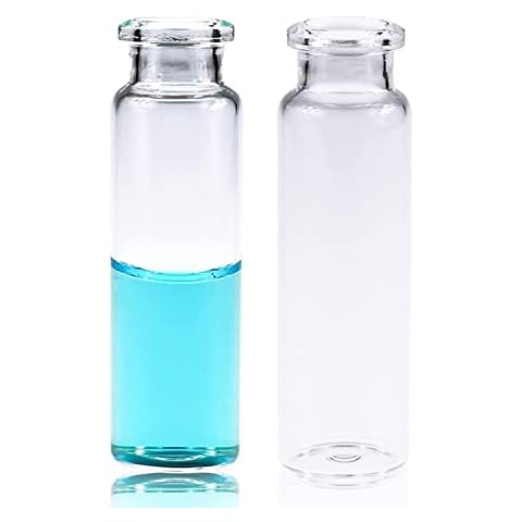 100 PCS 20 mL Borosilicate Glass Vials Cover