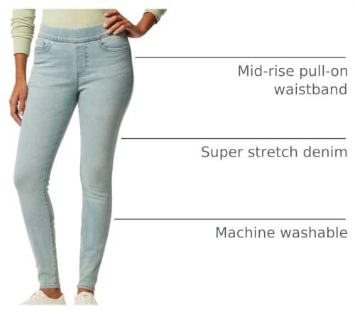 Levi Strauss Signature Gold Women's Totally Shaping Pull-On Skinny Jeans (Available in Plus Size), Camellia Creek, 28 Short - image 4