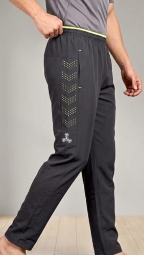 Image of Prince Sports Men's Chevron Pattern Track Pant | Sports, Gym & Casual Wear Lower for Men