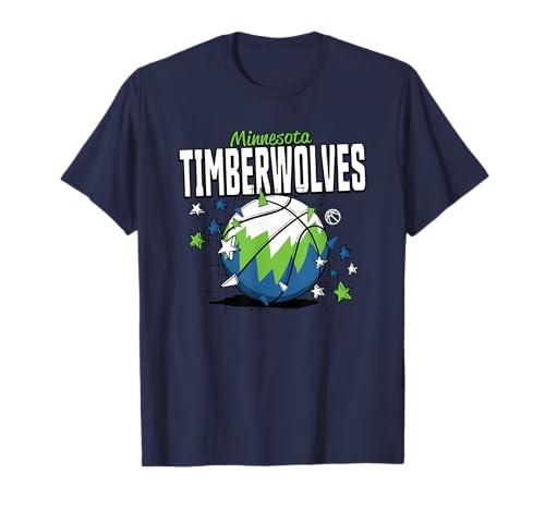 NBA Minnesota Timberwolves Basketball Doodle Stars T-Shirt