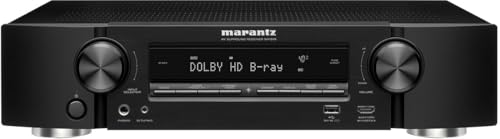 Marantz NR1510 5.2-Kanal AV-Receiver, HiFi Verstärker, 50W, 4K, Dolby Audio, HEOS Built-in, 6 HDMI...