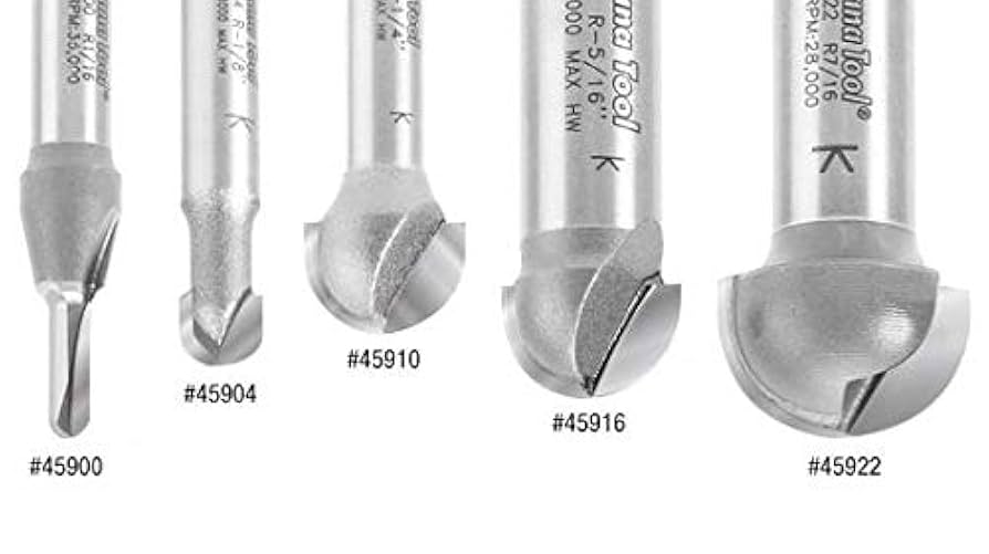 Amana Tool - 45914 Carbide Tipped Core Box 5/16 Radius x 5/8