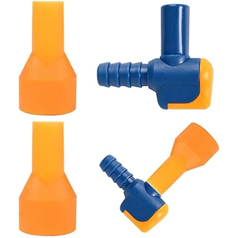 3 Piece Set Bite Valve Replacement Mouthpiece Bite Valve Tube Nozzle Replacement Replacement Bite Valve for Outdoor Backpack Hydration Bladder Reservoir Cover