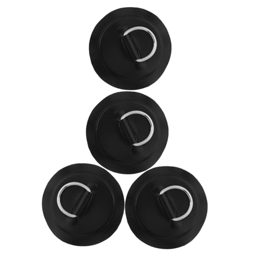 BESPORTBLE 4pcs Paddleboard Lock Straps Stainless Steel D-Ring for Inflatable Boat Surfboard Safe Accessories