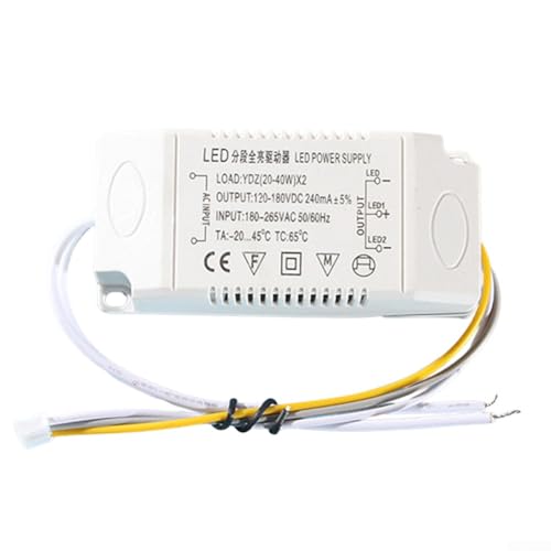 LED Driver, External Power Supply,Electronic Transformer Constant Current,Lighting Transformer Drivers,for various lighting applications,12-24W/24-36W/36-50W(（25-40） W*2)