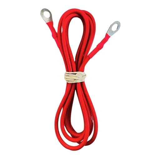 Erdanschlußkabel, 150cm, mit Öse & Öse für den Weidezaun Erdanschlußkabel, 150cm, mit Öse & Öse für den Weidezaun