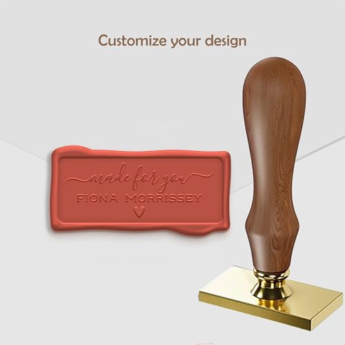 Sello de Cera Personalizado Crea tu propio personalizado hecho para ti Ideal para Cartas, Tarjetas, Envolturas de Regalo, Invitaciones de Boda y Eventos Especiales