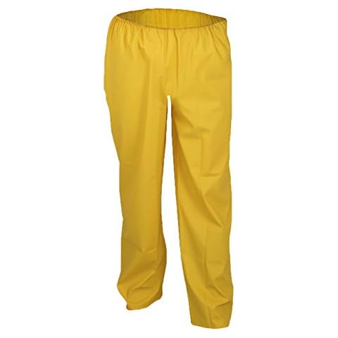 Asatex PULC L 500 PU Stretch Rain Trousers, Yellow, Large Cover