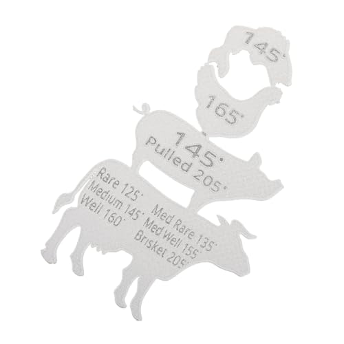 ifundom 1 Juego Imán de Temperatura de Carne Metálico Guía Cocción y Refrigerador Accesorio de Cocina Práctico