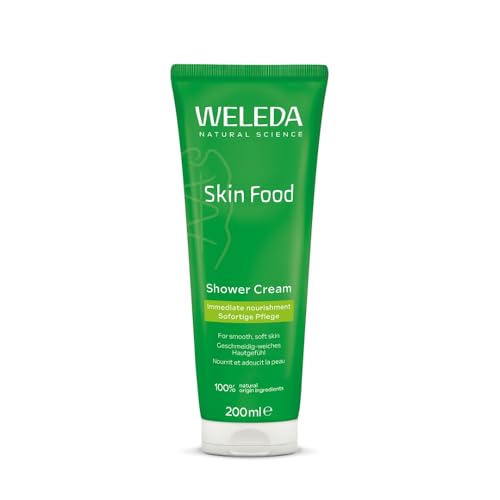 Weleda Skin Food Shower Gel Cream Body Wash for Immediate Nourishment For Men & Women Dermatologically tested Certified Natural Vegan 200ml