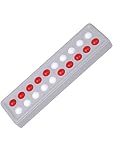 SCHUBI Abaco 20: Modell B 5/5 Kugeln versetzt (rot/weiß) (SCHUBI Abaco 20: Der Zähl- und Rechenrahmen bis 20 mit dem genialen Dreh!)