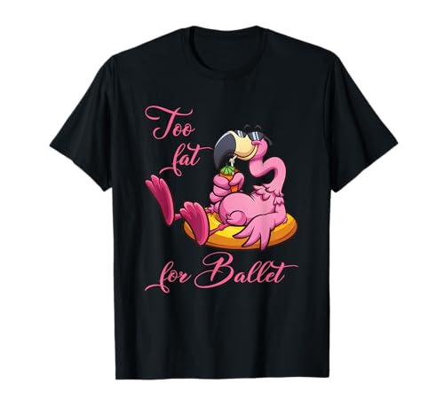 Too Fat For Ballet t-shirt, Preto, S