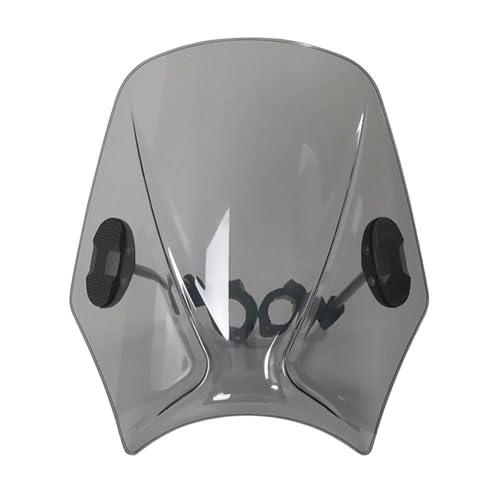 Windschild Motorrad Für Ducati Für Monster 797 796 696 1000 EVO Für Scrambler Für ICON Für URBAN Für Enduro Für Classic Für SIXTY2 Motorrad Windschutzscheibe Universal(Light Smoke)