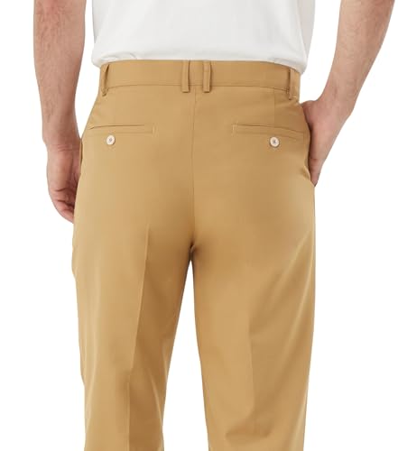 Image of Men's Tall Classic Fit Flex Flat Front Dress Pants Formal Pants for Business & Office