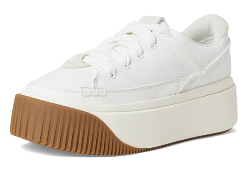 UGG Women's Ez Duzzit Essential Lace Up Sneaker, White, 8