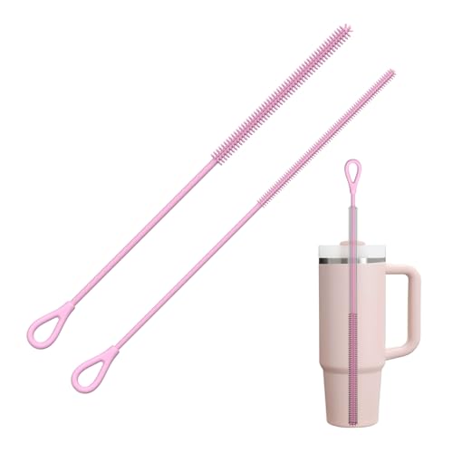 YOTIME Silicone Straw Cleaner Brush (2-Pack)