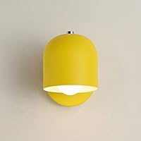 Vista 1 de LITFAD Lámpara de pared de cúpula moderna Simplicidad Macaron Metal aplique de pared Iluminación LED de pared para mesita de noche, sala de estar
