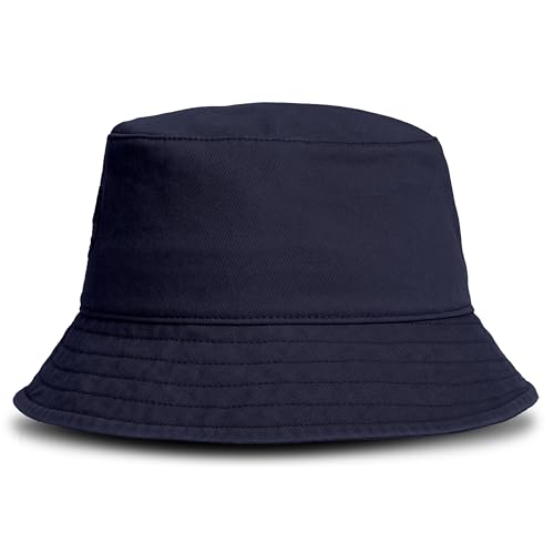Image of Timberland Mens Bucket Hat, Cotton Twill, Soft Brushed Finish, Packable Sun Hat