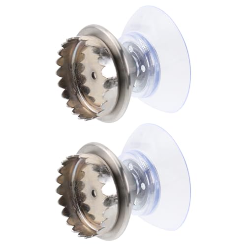 Doitool 7G1405286JK 2Pcs Stainless Steel Magnetic Soap Holder, Hanging Bar Soap Dish With Suction Cup, Wall Mount Soap Tray For Shower Bathroom Kitchen Sink cover