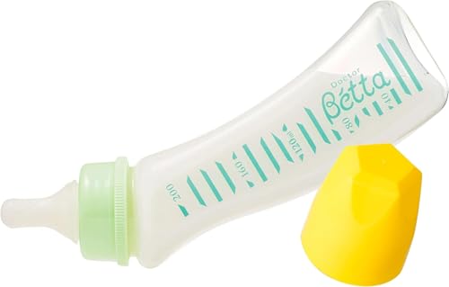 Betta Baby Bottle?Jewel?, G1-200ml, Fast Flow, Yellow Cap, Blue Markings