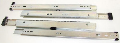 Knape & Vogt Kv8520 P20 20 in. Full Extension 175 Lb. Drawer Slides for Up to 42 in. Lateral Files - Anochrome