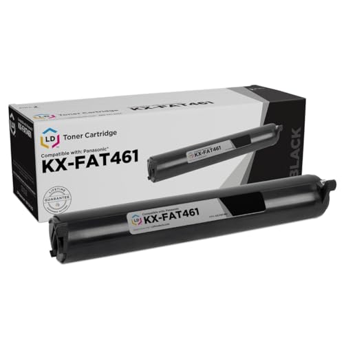 LD Products Compatible Toner Cartridge Replacement for Panasonic KX-FAT461 (Single Black) Compatible with KX Series KX-MB2000 KX-MB2010 KX-MB2030 KX-MB2061