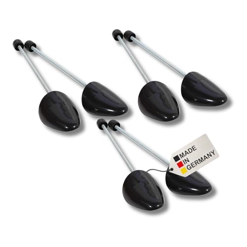 DELFA SLR 3er Set Damen schlanke Form Gr. 35-38 - Schuhspanner mit Spiralfeder – Schuhformer Schuhglätter aus Kunststoff