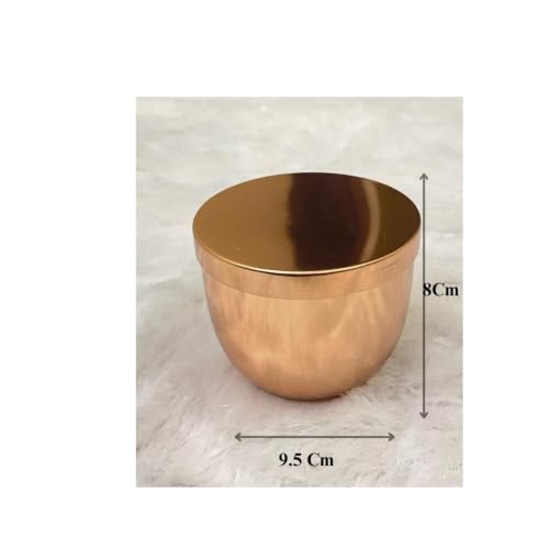 Image of Non Airtight Copper plated Jar (Pack of 1) - Return Gift