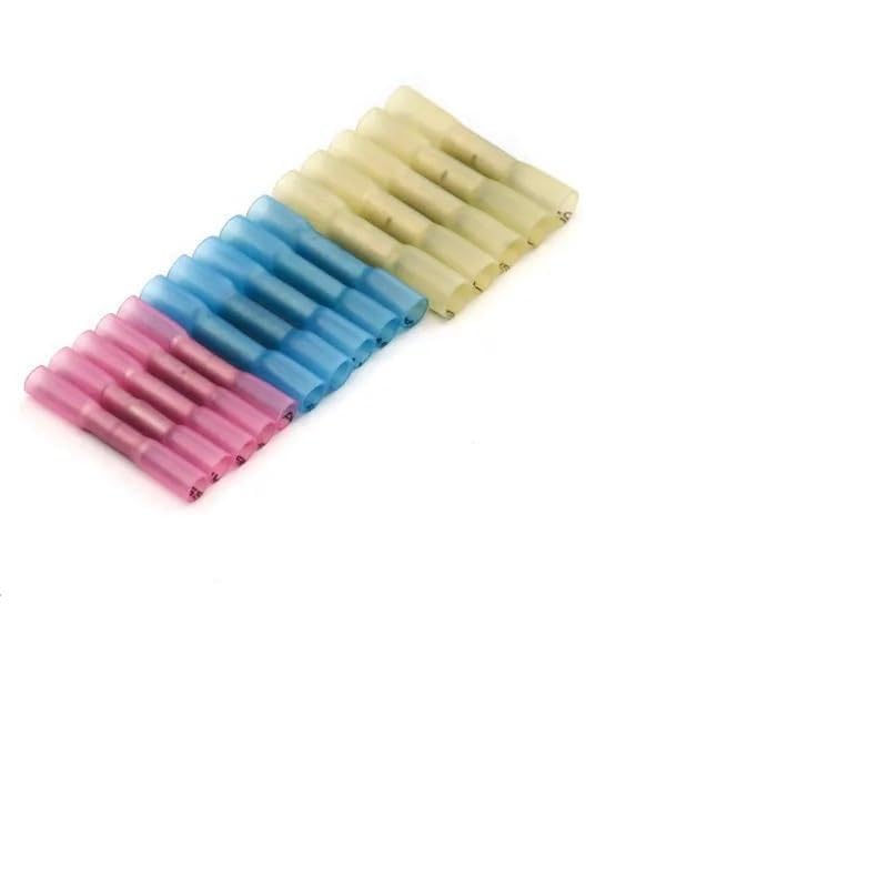 120PCS Insulated Waterproof Heat Shrink Terminals Seal Butt Electrical Cable Wire Connectors Crimp Terminals Kit 22-10AWG VUQLDHAYZ