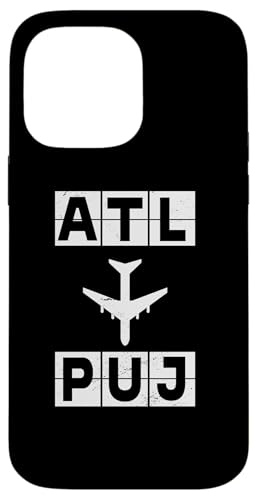 ATL to PUJ ��s�@���[�g �A�g�����^ �v���^�J�i �X�}�z�P�[�X iPhone 14 Pro Max �p