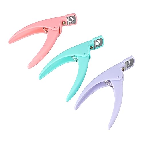Kopida 3PCS Acrílico Cortaúñas Profesional miniatura 3