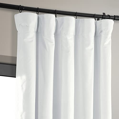 HPD Half Price Drapes Signature Velvet Thermal Blackout Curtains for Living Room 96 Inch Long (1 Panel) Rod Pocket Insulated Blackout Curtains for Bedroom Window Curtains 50W x 96L - Image 4