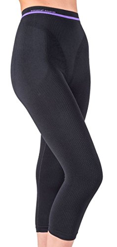 CzSalus Anticelulitis Adelgazar Pantalones Capri con Emana Biofir mallas reductoras de mujer