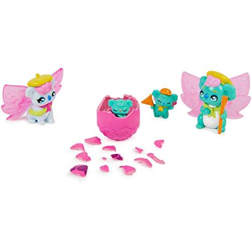 HATCHIMALS - PLAYSET MAISON 4 FAMILLE SURPRISE SAISON 2 - Coffret Inédit Figurines Hatchimals À Collectionner - Thème Famille - Jouet enfant 5 Ans et + - Modèle Aléatoire