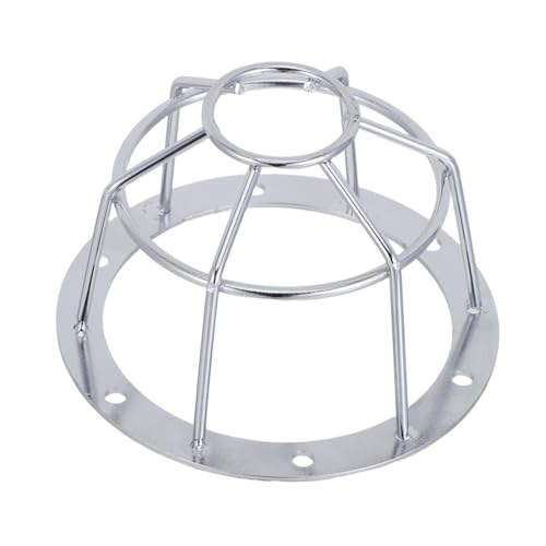 FOMIYES Cubierta Protectora Metálica Anticolisión para Detector de Humo y Sensor de Incendios, Diámetro Interior 75 Mm, Malla Reforzada Resistente al Calor para Seguridad en Hogares