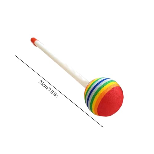 Baquetas rítmicas para niños, de plástico portátil con forma de piruleta, para timbales y principiantes, ideal para conciertos, fiestas y práctica de batería miniatura 7