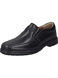 Josef Seibel Herren Slipper Alastair 03,Weite K (Extra weit),Wechselfußbett,Freizeit,Mokassins,Halbschuhe,Slip-ons,schwarz,44 EU