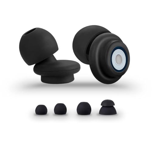 LeQQ Ear Plugs for Sleeping Noise Cancelling New Upgraded Reusable Flexible Silicone Hearing Protection Earplugs Noise Cancelling Earbuds for Sleeping Snoring Studying Work and Loud Noise