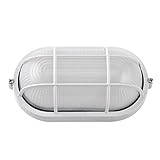 Aplique de exterior oval serie APUS, realizado en aluminio color BLANCO y cristal. Tiene una dimensión de 11,5x27,5x15,5 centímetros. Posee un portalámparas E27. Bombilla no incluida. Tiene un índice de protección de IP44. Disponible en esta misma serie oval pequeño y redondos en dos tamaños. Ambos diseños y tamaños en blanco y en negro.