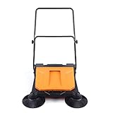 DISHENGZHEN Barredora de Piso Industrial de Empuje Manual de 26 ", Herramienta de Limpieza de Barrido