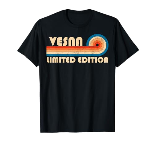 Photo de VESNA First Name Funny Retro Vintage Birthday T-Shirt